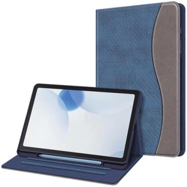 Imagem de Fintie Capa para Samsung Galaxy Tab S6 Lite 10,4 polegadas 2022/2020 modelo (SM-P610/P613/P615/P619) com suporte de caneta S, capa traseira de TPU macio com visualização em vários ângulos com bolso Au