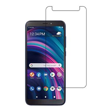 Imagem de UPONEW [Pacote com 2 protetores de tela de vidro temperado de alta transparência para BLU View 3