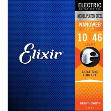Imagem de Encordoamento 010 Light Para Guitarra Elixir