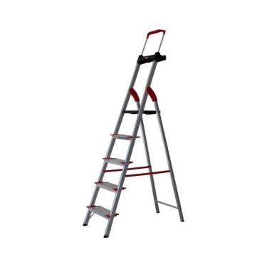 Imagem de Escada Aluminio Domestica Confort 5 Degraus - Alumasa