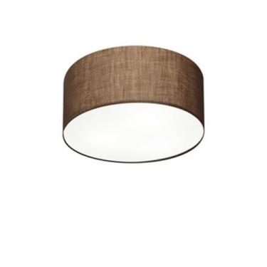 Imagem de Plafon Para Sala Cilíndrico SL-3010 Cúpula Cor Café - Vivare