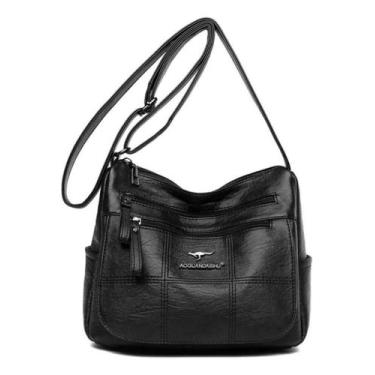 Imagem de Bolsa De Ombro Transversal Feminina material ecológico Envio24h - Alwy