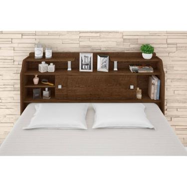 Imagem de Cabeceira Flex Box Casal 1,38 Framar Elisa Malbec Off White