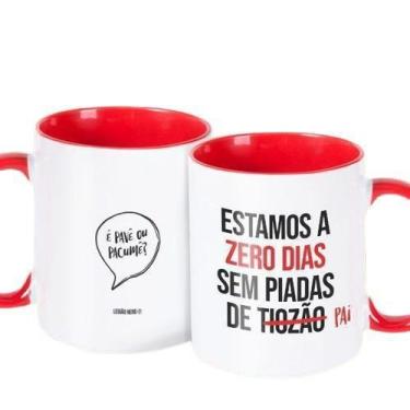 Imagem de Caneca Decorativa Divertida - Zero Dias Sem Piadas De Tiozão - Sinaliz