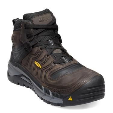 Imagem de KEEN Utility Botas de trabalho atléticas masculinas Kansas City Plus Mid Kbf bico composto, Grão de café/preto, 8.5