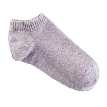 Imagem de Meia Soquete Lupo Socks Algodão (04572-001) 1 Par, Cinza, 34/39