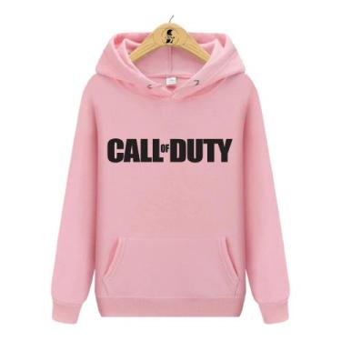 Imagem de Blusa de Moletom Canguru Call of Duty Gamer - Wess Story, Rosa, M