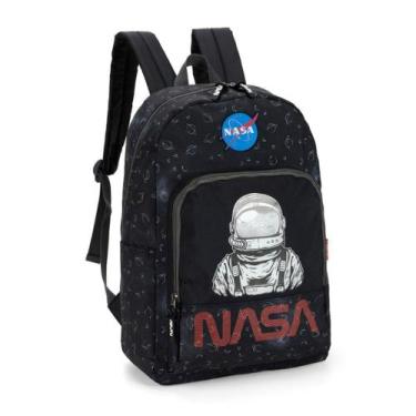 Imagem de Mochila Costas NASA Astronauta Preta Luxcel