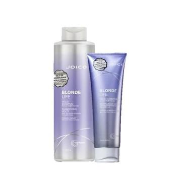 Imagem de Joico Blonde Life Violet Shampoo 1L Condicionador 250ML
