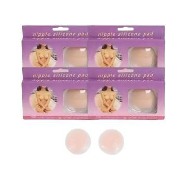 Imagem de Protetor Seio Mamilos Peito Discreto Reutilizável 4 unidades - NIPPLE 