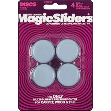 Imagem de MAGIC SLIDERS L P 4038 1-1/2" Disco deslizante, branco, Pack of 4, Gray