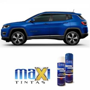 Imagem de Spray automotivo azul pacífico jeep + verniz spray 300ml - Sherwin Wil