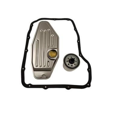 Imagem de Lubegard Kit de filtro de transmissão automática para transmissão Chrysler 45RFE/5-45RFE (kit de filtro 4WD com filtro de reservatório e spin-on, 1999-Up)