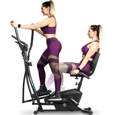 Imagem de Elíptico e Bicicleta Ergométrica PodiumFit EH100 2em1 Silencioso