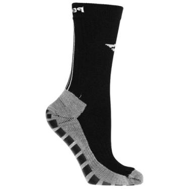 Imagem de Meião Masculino Adulto Esportivo Futebol Penalty Grip, Preto, UN