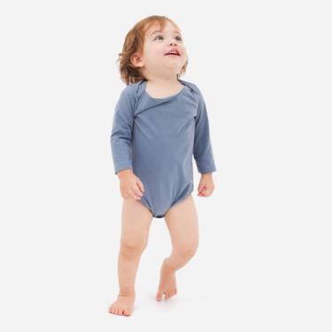 Imagem de Body Infantil Basico Liso Manga Comprida Algodão P ao GG - Bliss, Chum