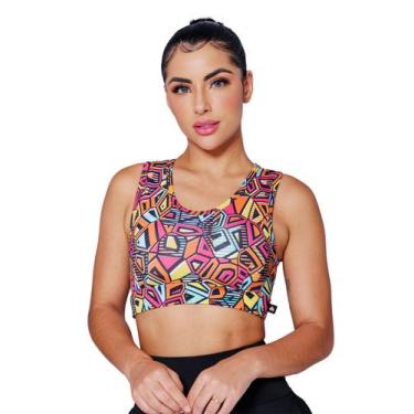 Imagem de Top Essencial Nadador Estampado Fitness Conforto Dia a Dia - WOLFOX, L