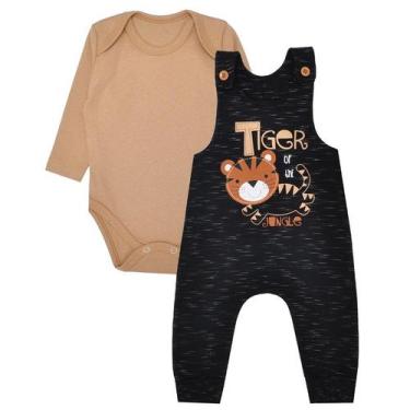 Imagem de Conjunto 2 peças Jardineira e Body Inverno  Menino - kimagia, 015 jard