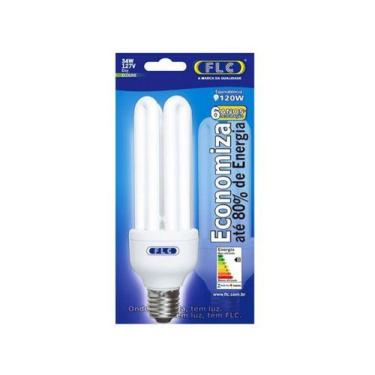 Imagem de Lâmpada Fluorescente Compacta Flúor 4U 34W - Day Luz Branca E27 FLC 01