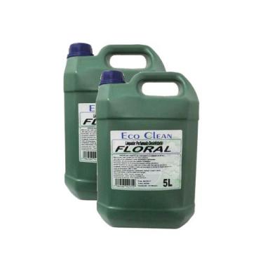 Imagem de Limpador Perfumado Desinfetante Eco Clean Floral 5L Kit 2