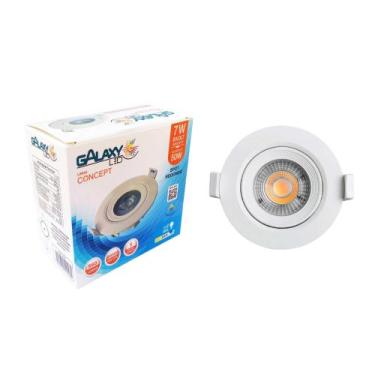 Imagem de SPOT LED REDONDO DIRECIONAVEL EMBUTIR 7W BRANCO FRIO 6500k BIVOLT - GA