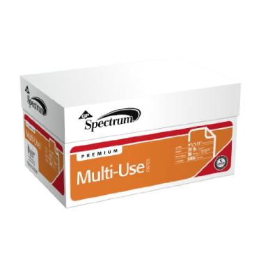 Imagem de Papel multiuso premium GP Spectrum, tamanho carta 20 x 28 cm, branco, 10 resmas/caixa (5000 folhas) (999851C)