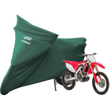 Imagem de Capa Protetora Para Cobrir Moto Honda CRF 450R De Luxo - Mz, Verde