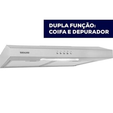 Imagem de Depurador de ar Slim 60 Cm Inox Suggar, Inox, 220V