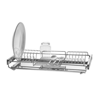 Imagem de Escorredor De Louça Aéreo Embutido Bandeja Inox 67cm Schmitt