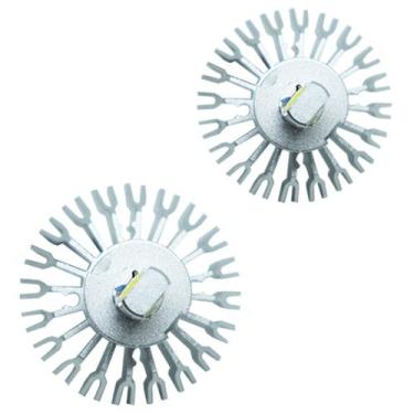 Imagem de Kit Par Lâmpada Super Led Automotiva H3 6000 Lumens 12V 24V 40W 6000K 