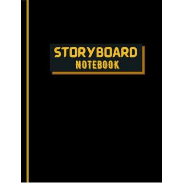 Imagem de Storyboard Notebook | Blank Story Board Sketchbook | Storyboard Sketchbook: Storyboard Template Book | Film Storyboard Notebook | 8.5 x 11 Inches Storyboard Book