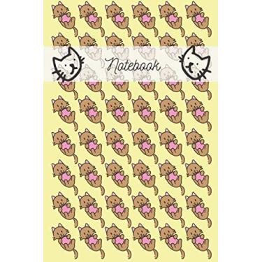 Imagem de Notebook: [Small size 15x23 cm | 100 pages] [Nice Notebook] [Nice Notebook] Writing Book, Thinking Book, Kawai, Cuties, Cute, Child, Teen, Adult, Cat, ... Cat Games [Cream Paper] [Premium Quality]
