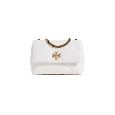 Imagem de Tory Burch Bolsa de ombro feminina Kira Diamond Quilt Convertible, Nuvem Cirrus, One Size
