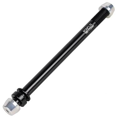 Imagem de CyclingDeal Trainer Thru Axle - Espeto de roda traseira de 12 mm para ambientes internos - 160 mm a 172 mm - passo da rosca: M12 x P1,75 – 2,5 mm/6 mm/espaçadores cônicos de 7,5 mm