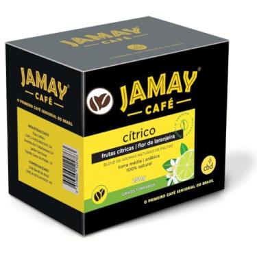 Imagem de Café Cítrico Jamay 250g Blend Especial Premium com Aromas 100% Naturais de Frutas Cítricas e Flor de Laranjeira Torra Média Sabor Frutado e Refrescante para Apreciadores Exigentes (250 gramas, Grãos)