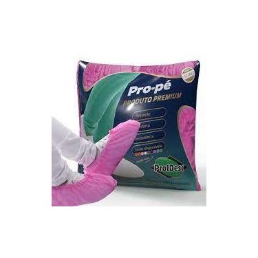 Imagem de Sapatilha Descartável Propé Rosa Gramatura 20 c/100 Protdesc