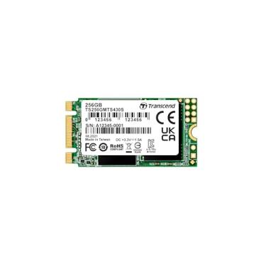 Imagem de Transcend SSD M.2 2242 SATA III de 256 GB com cache Dram, até 530 MB/s, compatível com Ultrabook/laptop/PC/desktop, unidade de estado sólido interna 3D TLC NAND, correção de erros LDPC, cache SLC
