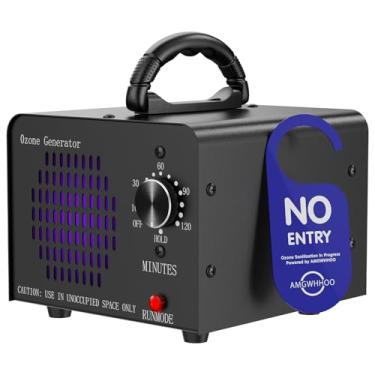 Imagem de Amgwhhoo Máquina geradora de ozônio 80.000 mg/h, eliminador de odor de ozônio de alta capacidade, purificador de ar para casa, carro, animal de estimação e odor de porão, adequado para espaços de até