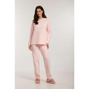 Imagem de Conjunto Pijama Soft Fleece Térmico Feminino-Feminino