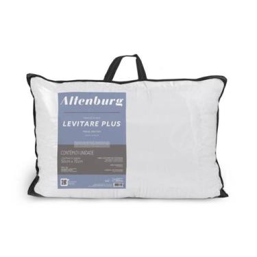 Imagem de Travesseiro Altenburg Levitare Plus 200 Fios 50cm X 70cm Branco