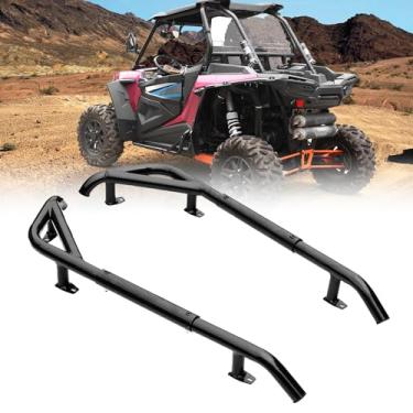 Imagem de RZR Nerf Bars Rock Sliders, HAKA TOUGH Heavy Duty Tree Kickers Side Steps Nerf Bars compatíveis com 2014-2022 Polaris RZR 1000 XP/XP Turbo/S 900/S 1000 / 900 trilhas, aço, 2 lugares