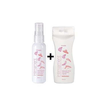 Imagem de Kit Sabonete + Desodorante Spray Intimo Morango Intimament Abelha Rainha errado AR2159 AR2268