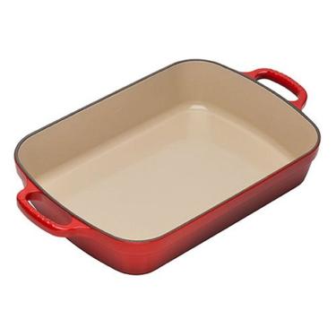 Imagem de Travessa Retangular Funda Le Creuset Signature Vermelha 37 cm