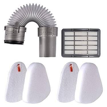 Imagem de kingsea Mangueira de bocal de piso para filtro de aspirador de pó, 1 filtro Hepa, 2 pré-filtros de espuma e feltro, compatível com Shark Navigator NV350 NV352 NV356 NV357, peça de substituição nº