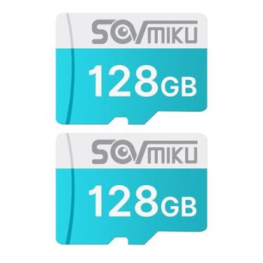 Imagem de Cartão Micro_SD Vicohome de 128 GB para câmeras de segurança internas/externas, UHS-I U3 leitura de 90 MB/s, gravação de 30 MB/s, cartão de memória para câmera de ação, drones, câmera de painel, deck