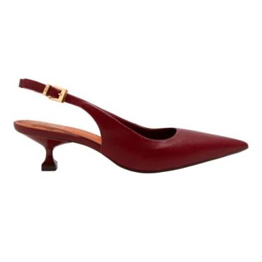 Imagem de Sapato Scarpin Santa Lolla Slingback Bico Fino