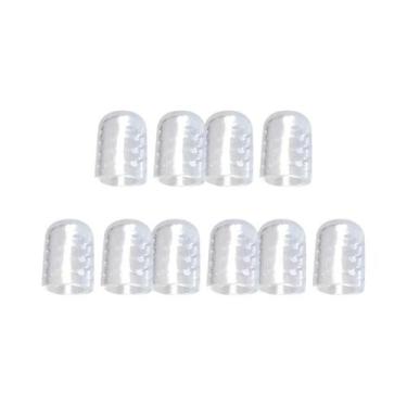 Imagem de Separadores De Dedos De Silicone Respiráveis, Elasticidade Antifrição,