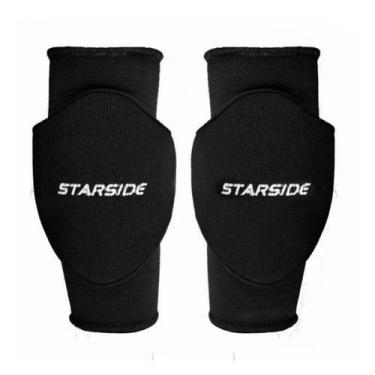 Imagem de Cotoveleira Elástica Volei ou Futsal StarSide Adulto, Preto, GG, Uniss