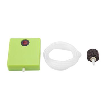 Imagem de Aquário portátil Bateria seca operada por tanque de peixe Aerador oxigênio com pedra de ar com ar