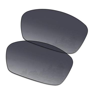 Imagem de SmartVLT Lentes de substituição masculinas gradiente cinza para óculos de sol Oakley Plaintiff Squared OO4063